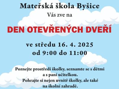 Den otevřených dveří v MŠ