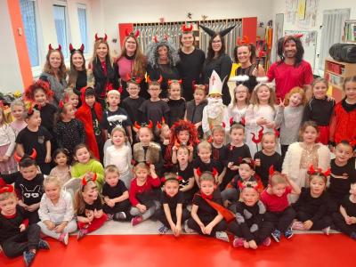 Čertí rejdění s Romanem v naší mateřské škole